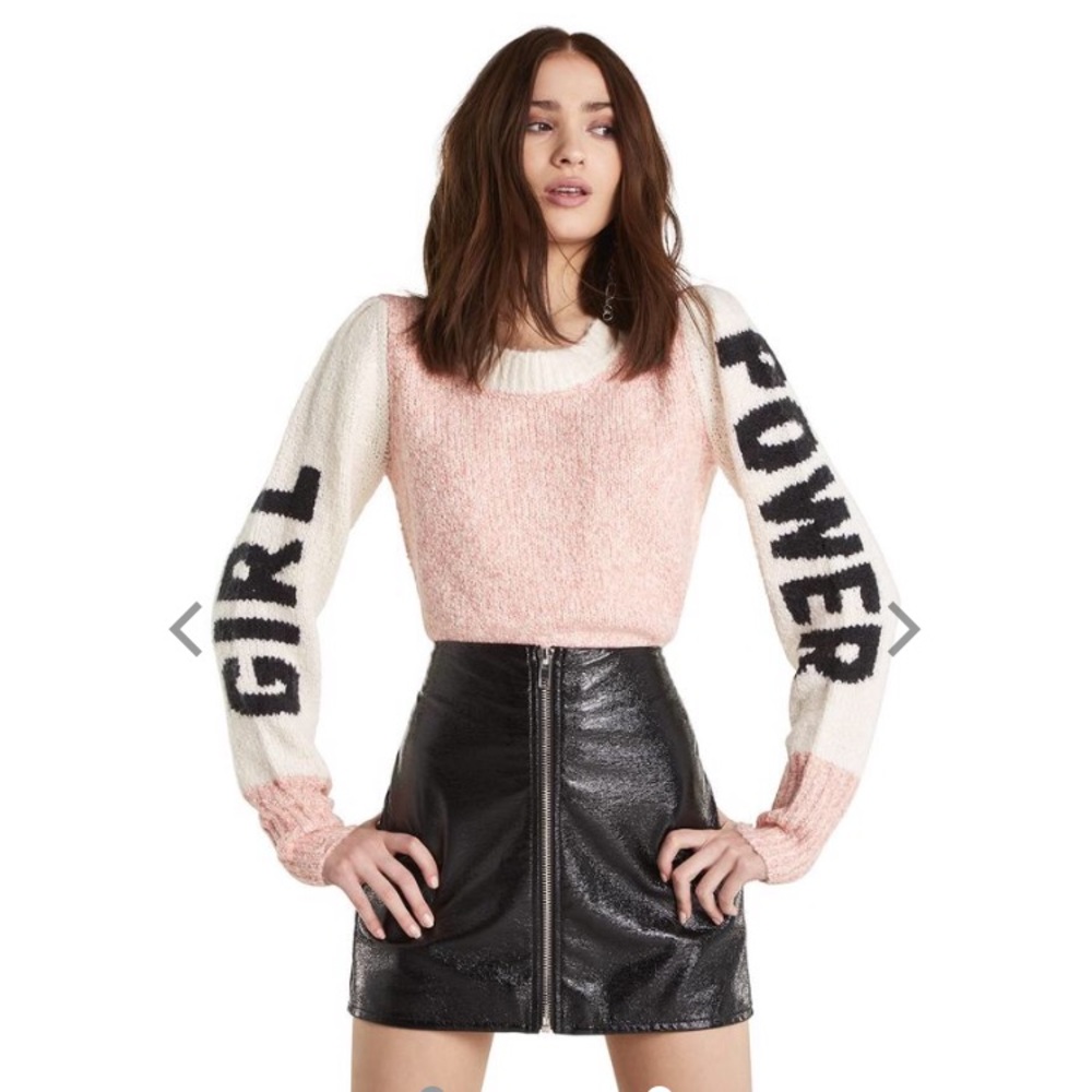 NWT Wildfox Girl Power Sweater